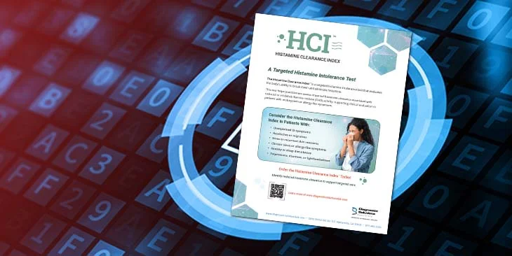 HCI - Histamine Clearance Index Product Brief HCI - Histamine Clearance Index Product Brief