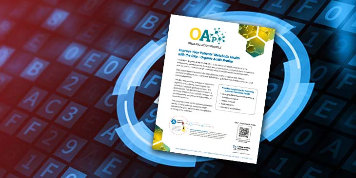 OAp Organic Acids Profile Product Brief OAp Organic Acids Profile Product Brief