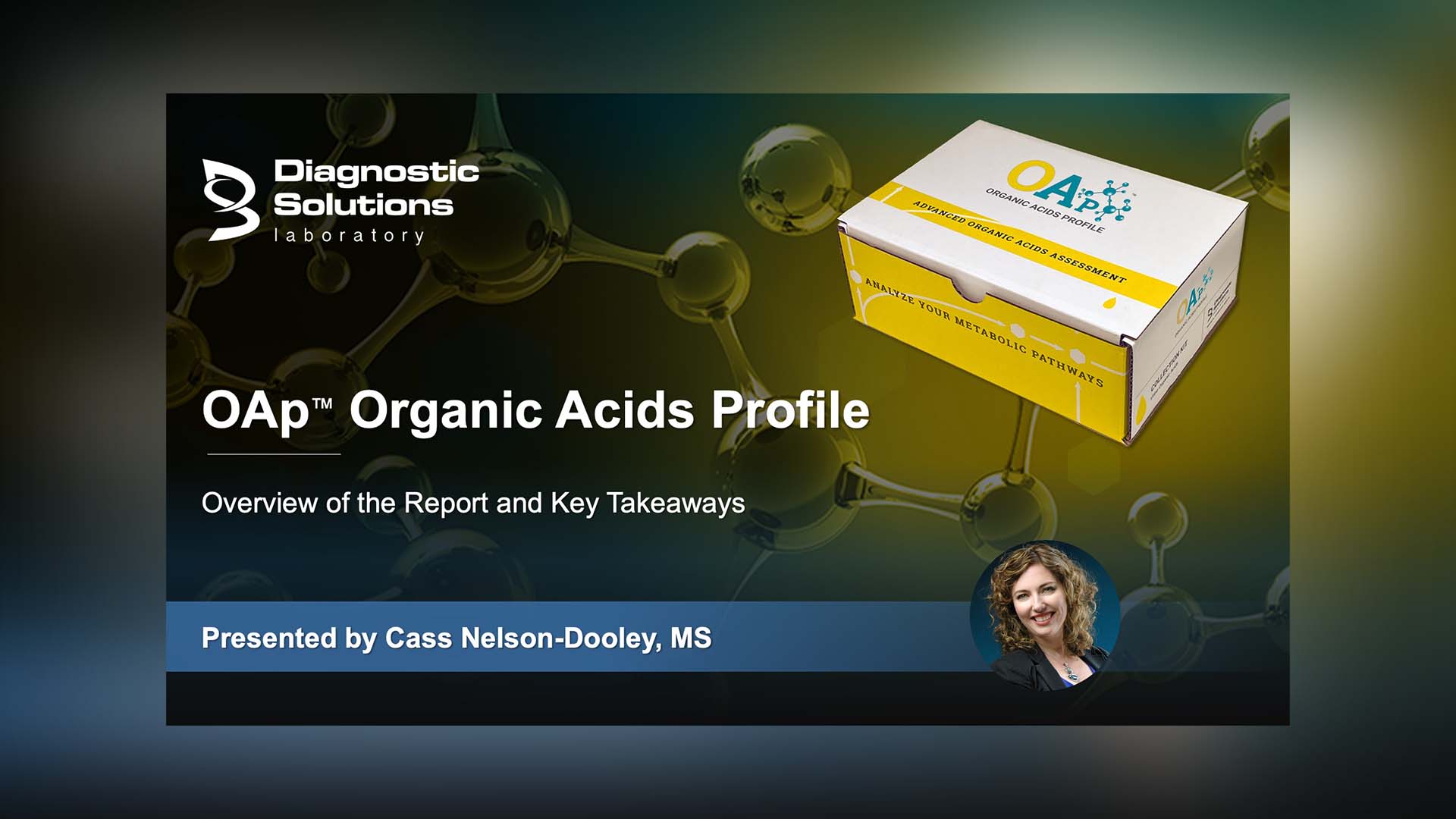 Videos OAp Organic Acids Profile Report Walk Through Diagnostic Solutions Laboratory